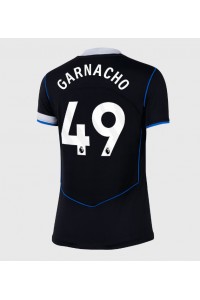 Chelsea Alejandro Garnacho #49 Jalkapallovaatteet Naisten Kolmaspaita 2025-26 Lyhythihainen